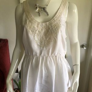 New with Tags Silk Top Beaded by DKNY size12.